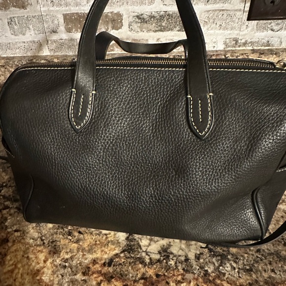 Dooney & Bourke Black Leather Bag - Picture 3 of 9